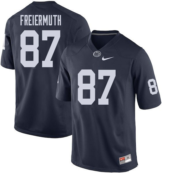 Men #87 Pat Freiermuth Penn State Nittany Lions College Football Jerseys Sale-Navy - Click Image to Close